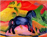 Famous Horse Paintings - Little Blue Horse